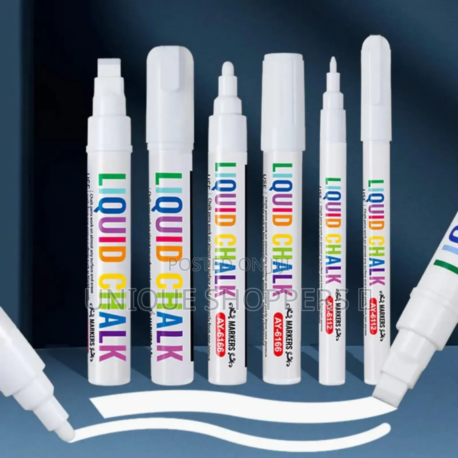 4pc Pantry Label Pen. White Liquid Chalk Set White Board Marking Pen