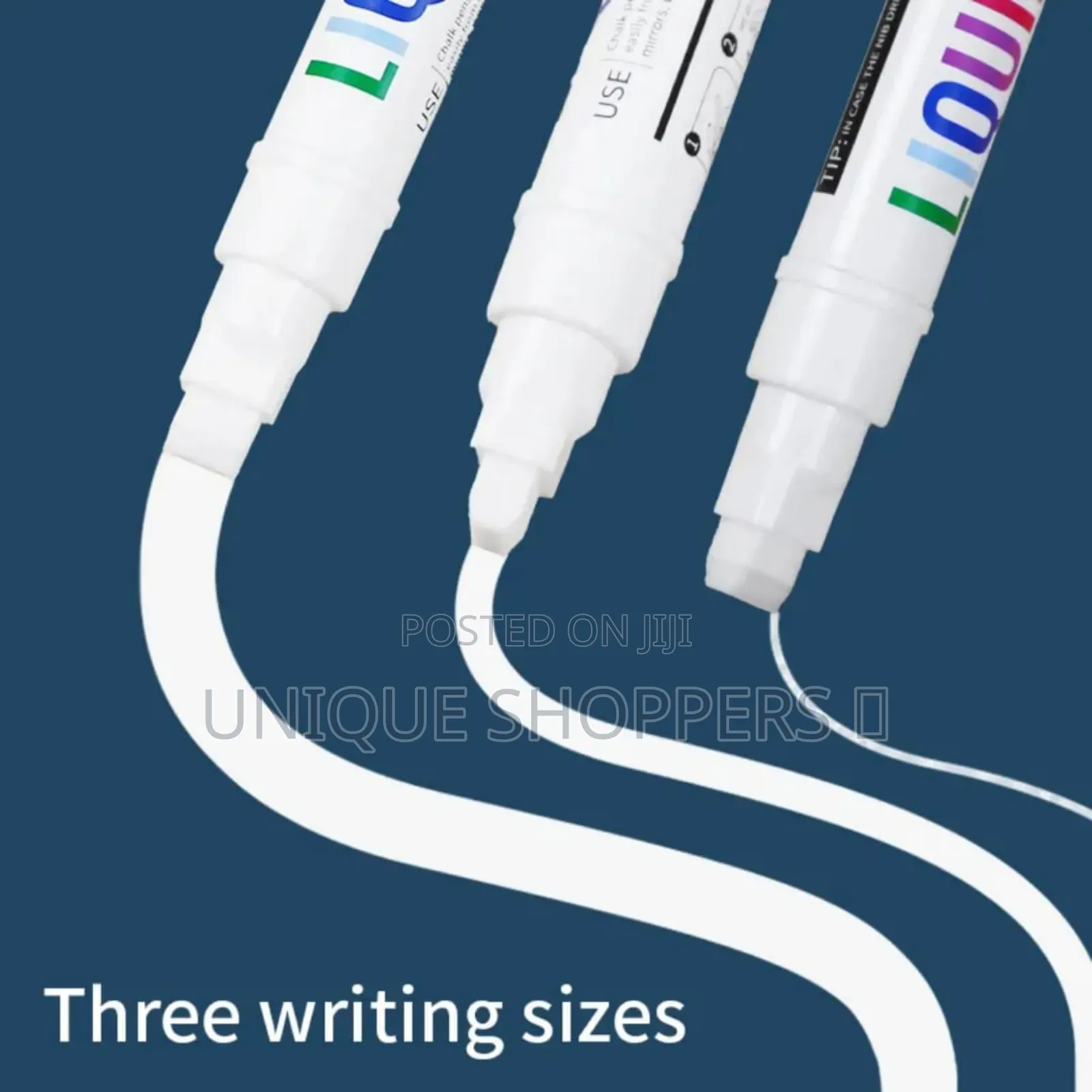 4pc Pantry Label Pen. White Liquid Chalk Set White Board Marking Pen