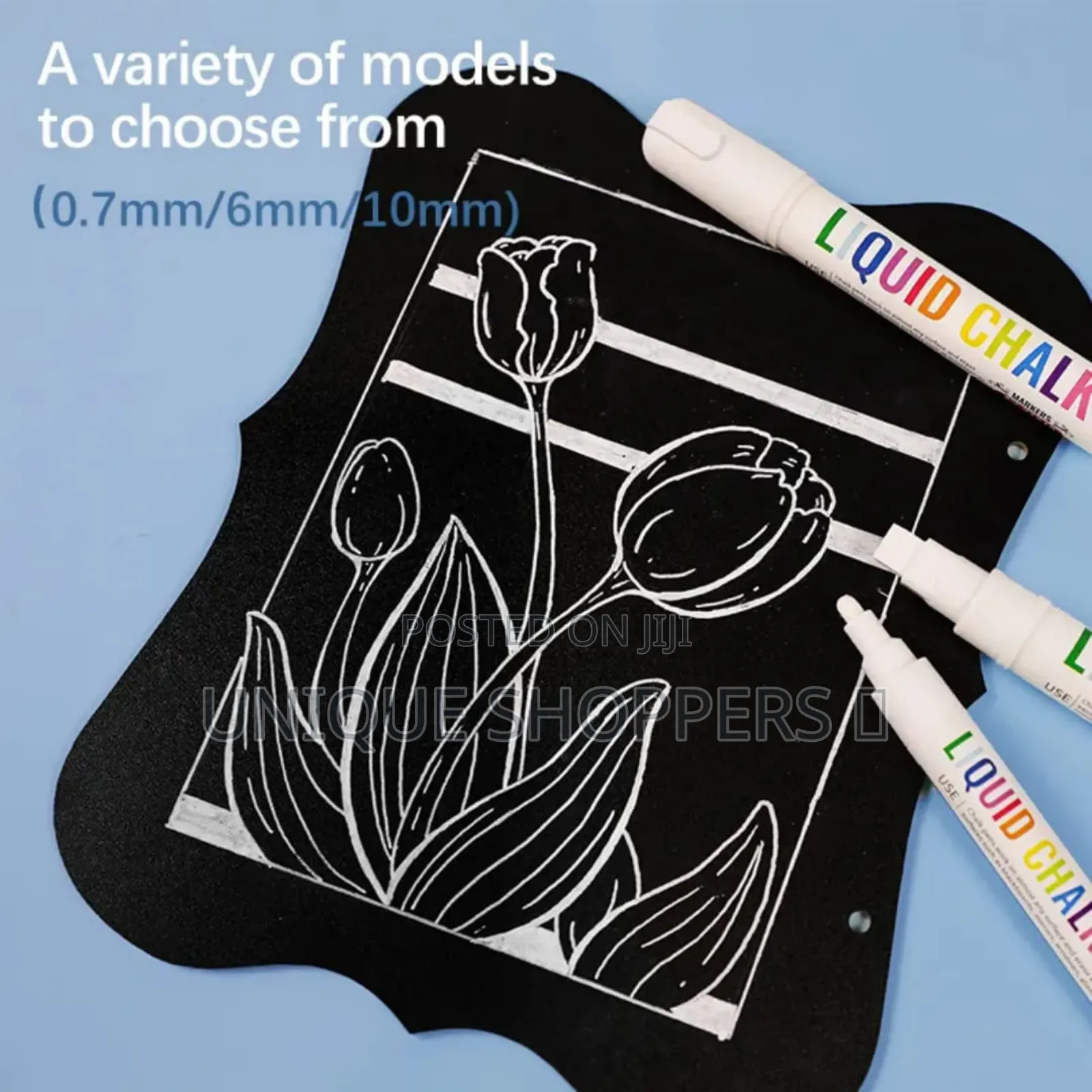 4pc Pantry Label Pen. White Liquid Chalk Set White Board Marking Pen
