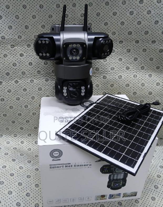 New Solar Light 4g (Simcard) V380 Triple Lens Three Screens Camera