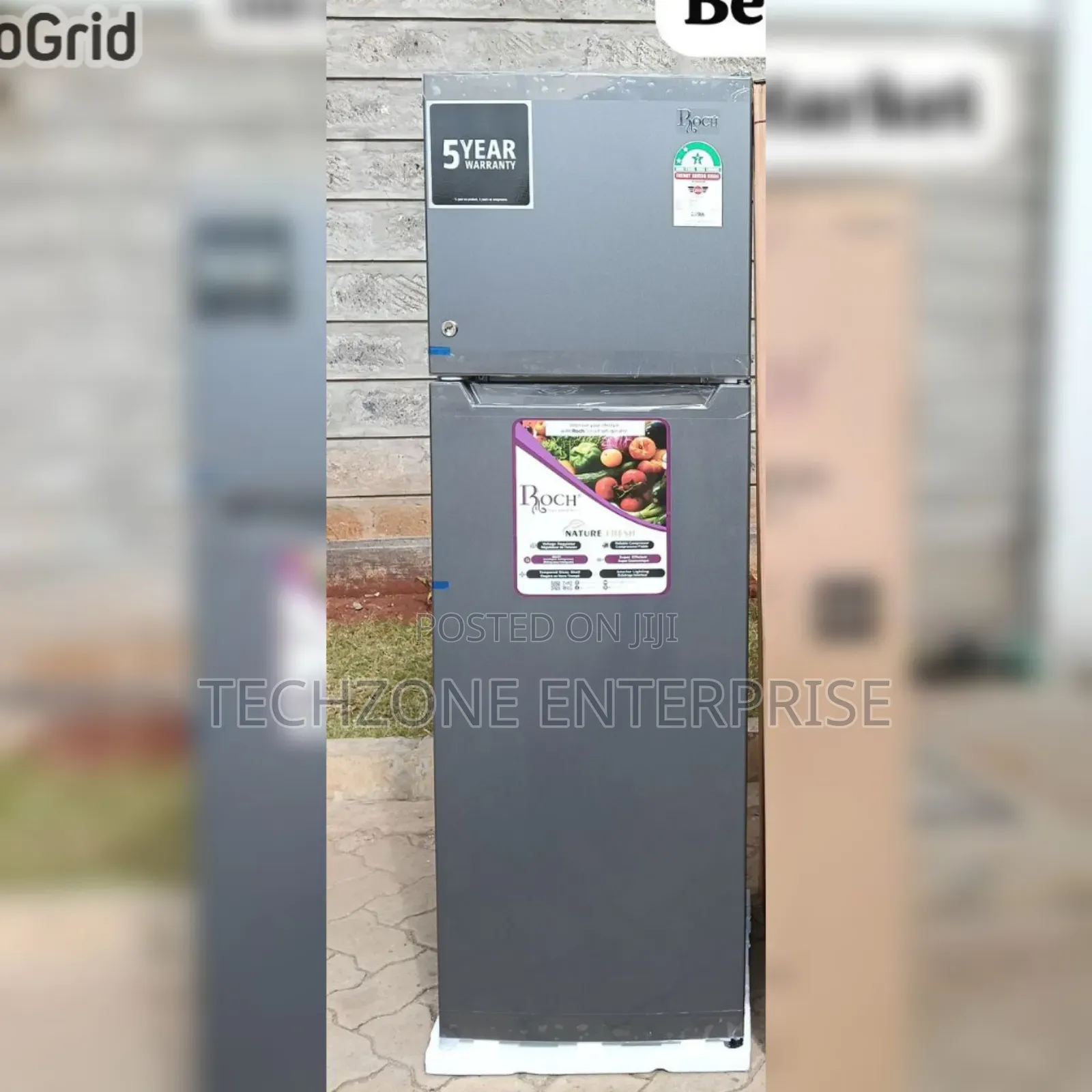 Roch RFR-210dt-I 170l Fridge With Bulb Lights 