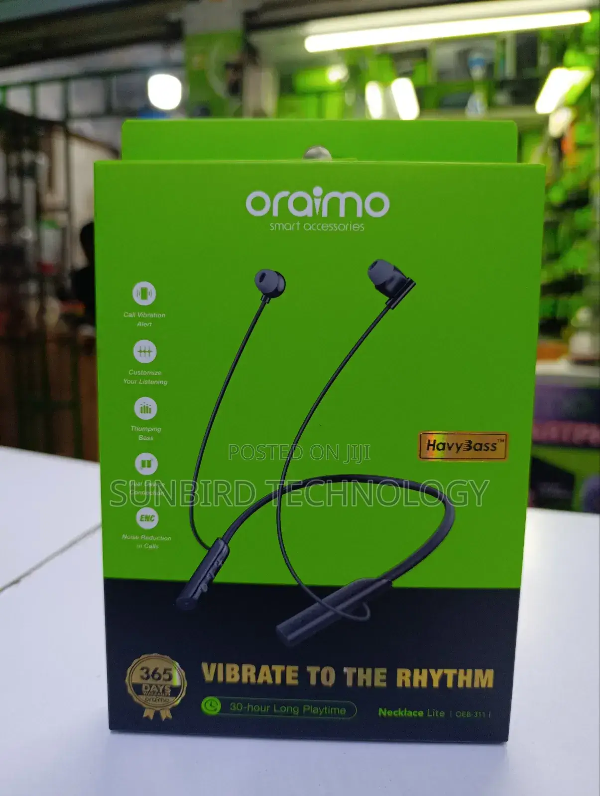 Oraimo Oeb-311 30hrs Necklace -Lite