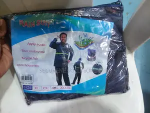 Full Body Reflective Raincoat and Rainpants Set - Navy