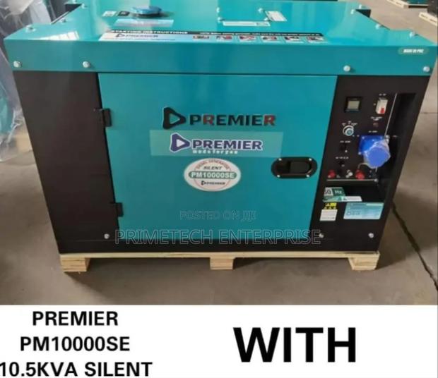 Pm1000se Silent Diesel Generator 10kva With Ats - main view