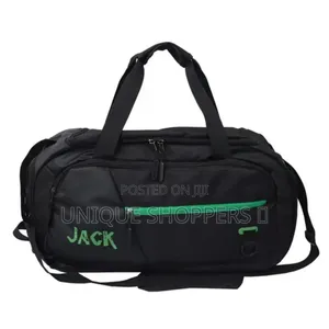 Jack Unisex Casual Duffle/Gym Bag
Blue  White  and Red 