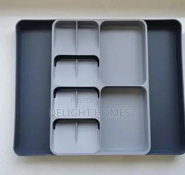 Big Size Expandable Drawer Cutlery Organizer _Dv - thumbnail 2