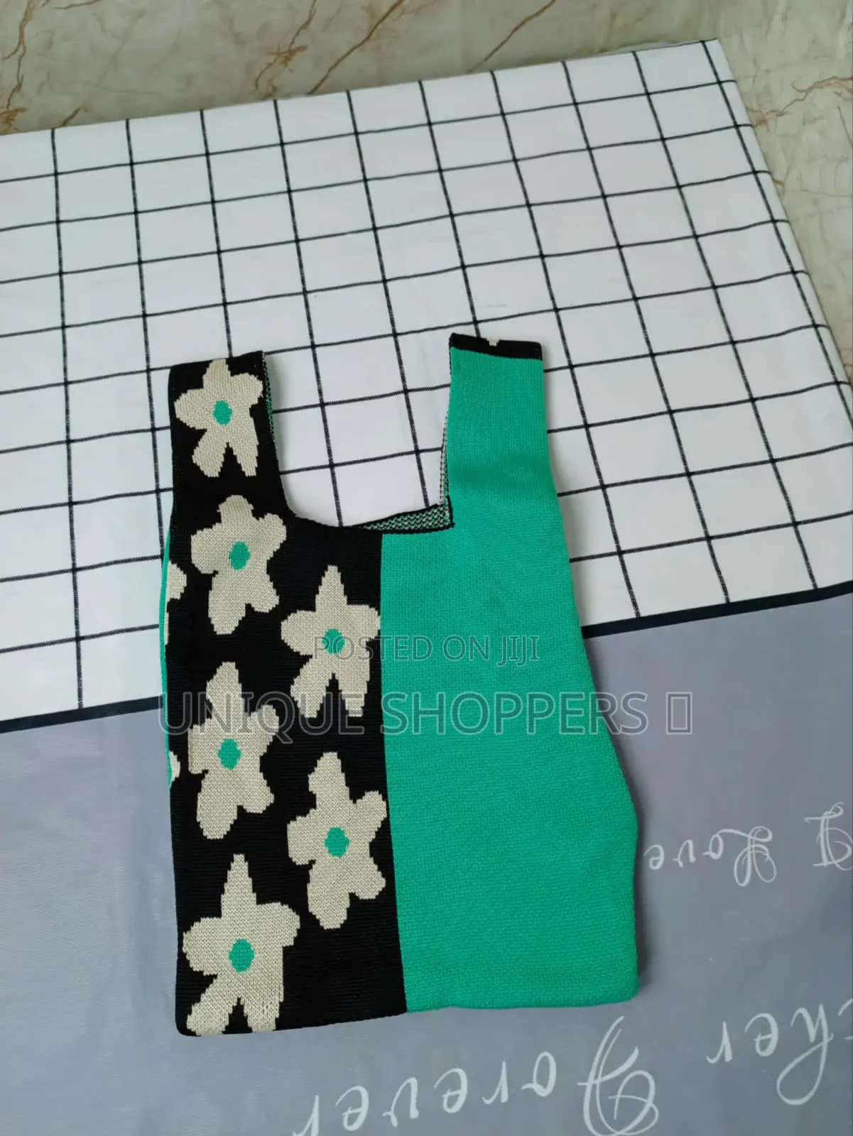 3 Pscfashion Knitted Women Wrist Bags.