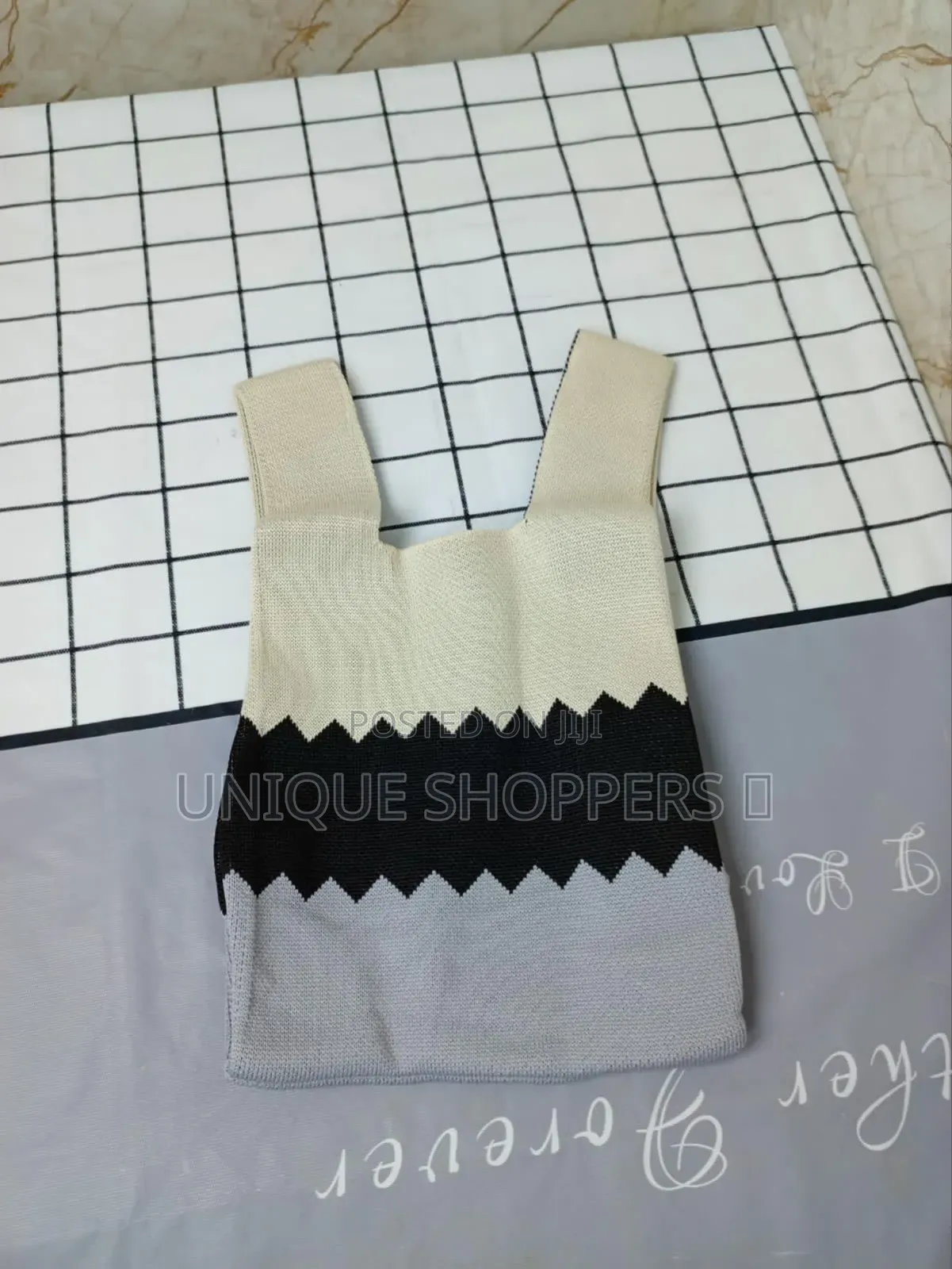 3 Pscfashion Knitted Women Wrist Bags.