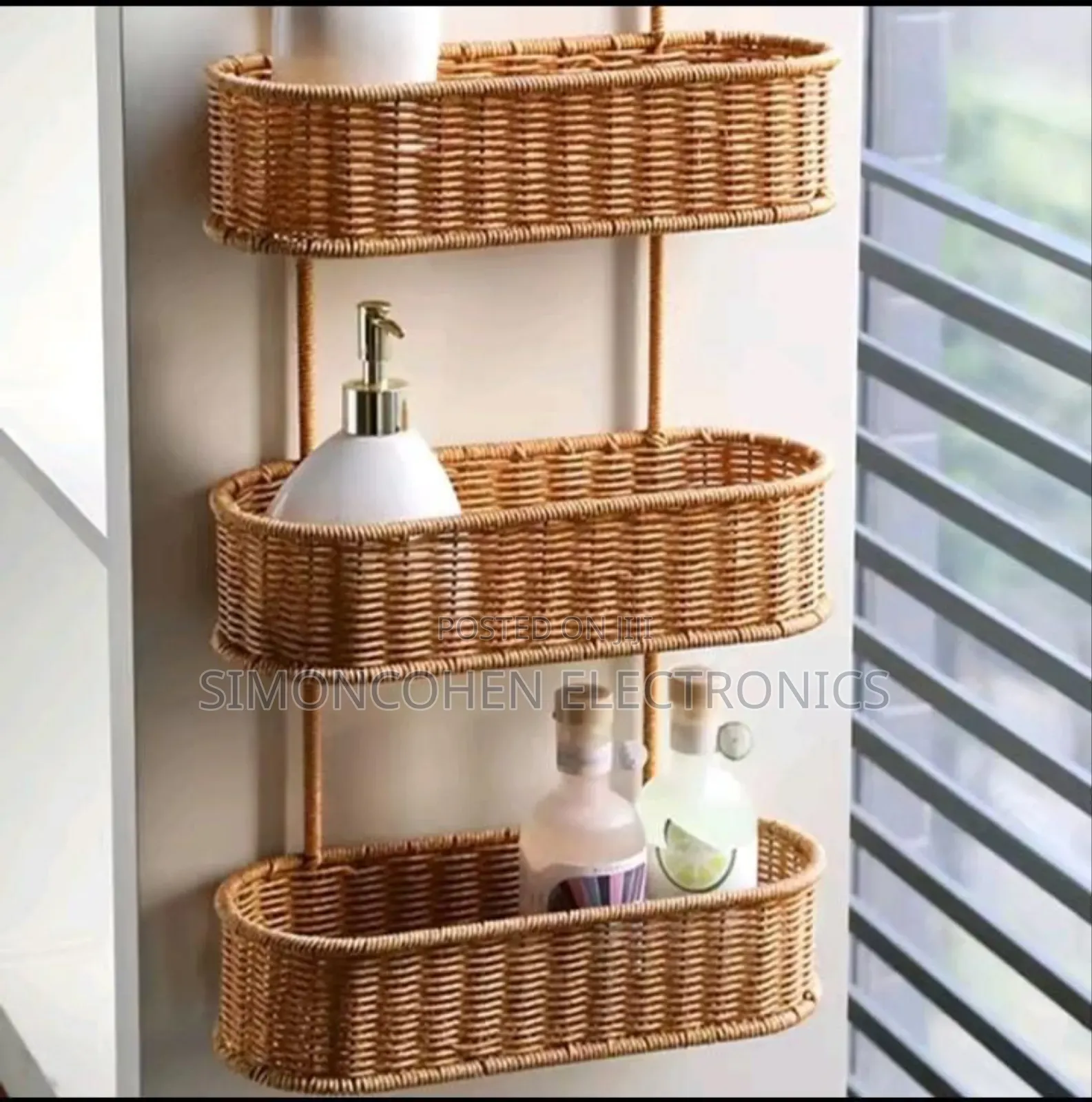 3 Layer Hand Woven Shower Caddy