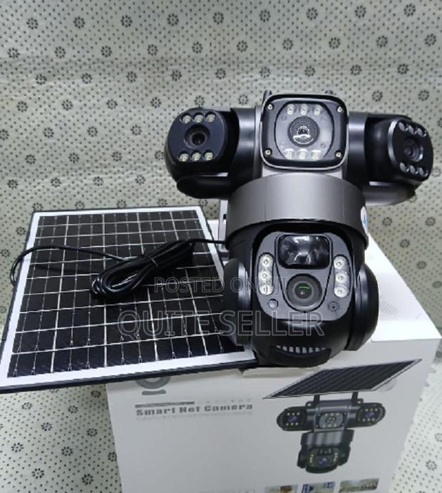 V380 Pro 4g Solar Security Camera – Triple-Lens Ptz, Ai Detection
