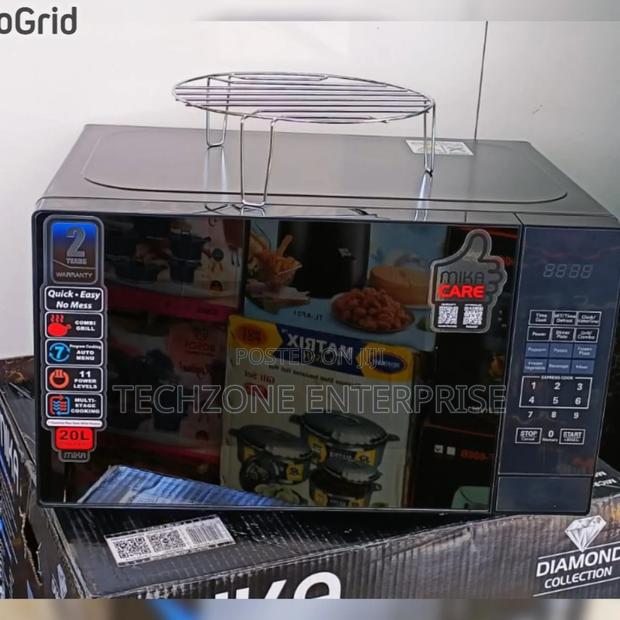 Mika Microwave Oven, 20l, Digital, With Grill With Touch Panel 