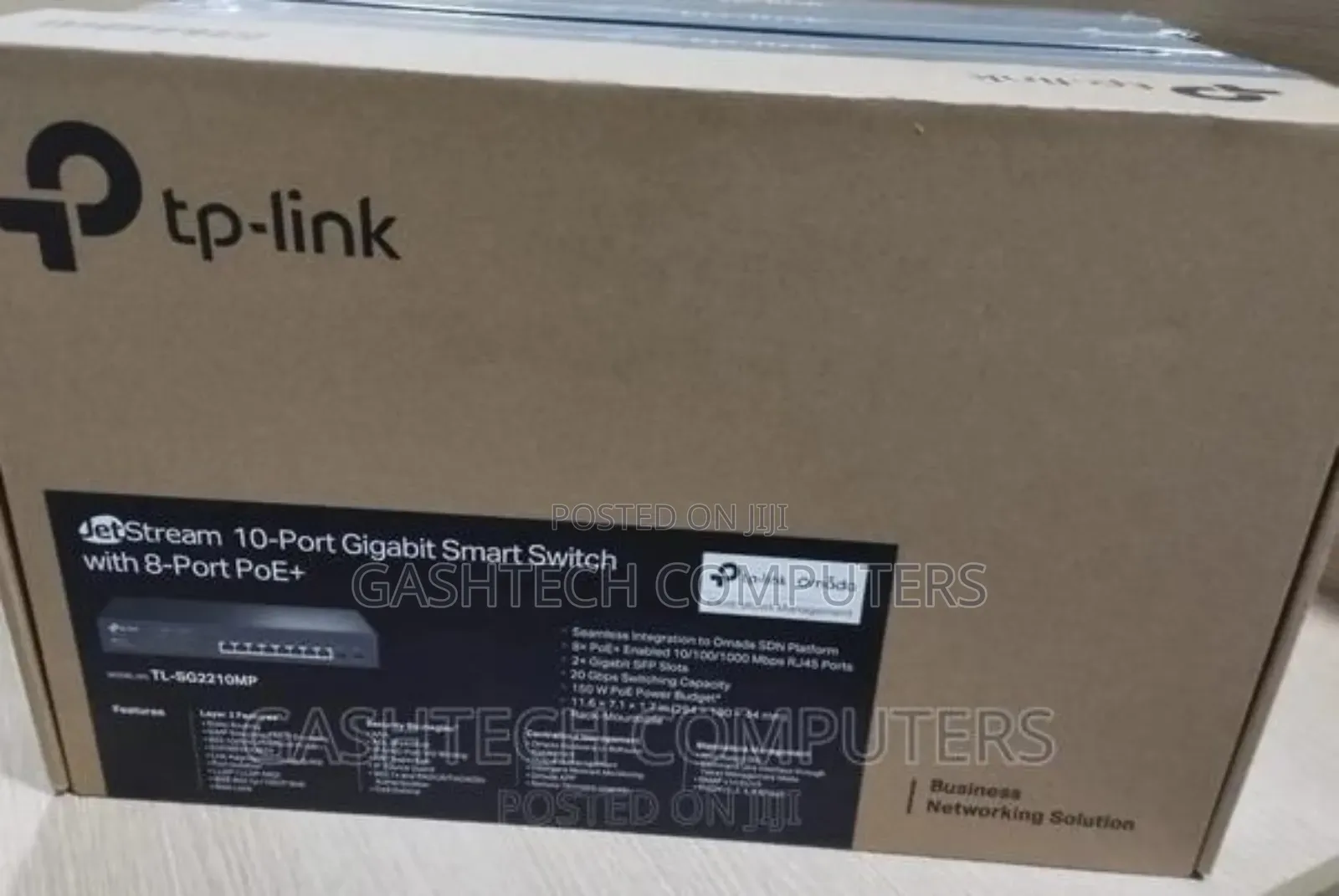 Tp-link Jetstream 10-port Gigabit Smart Switch With 8 Poe+ P