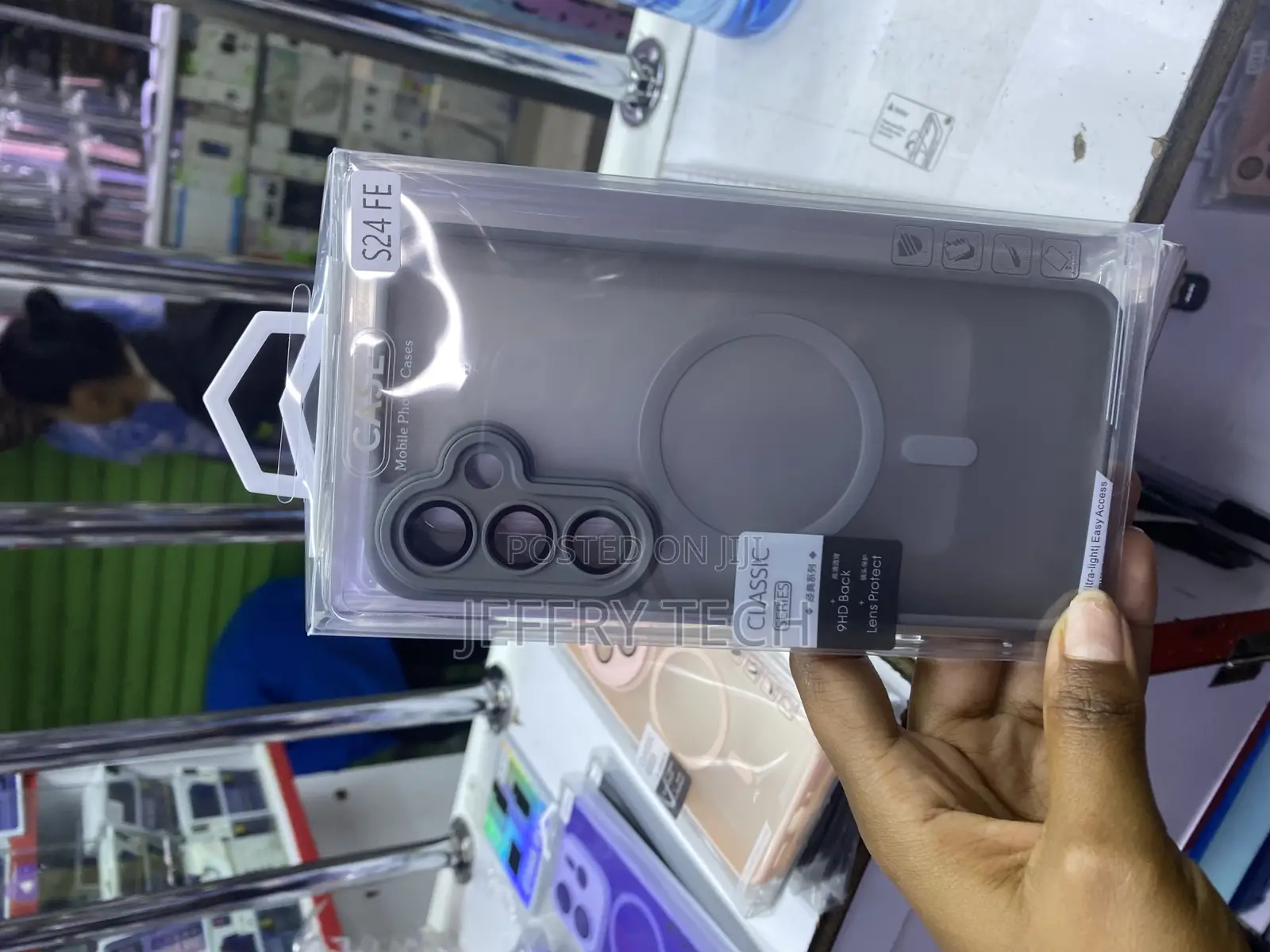 Peakaco Samsung S24 Fe 5g Case Translucent Matte Magsafe Case