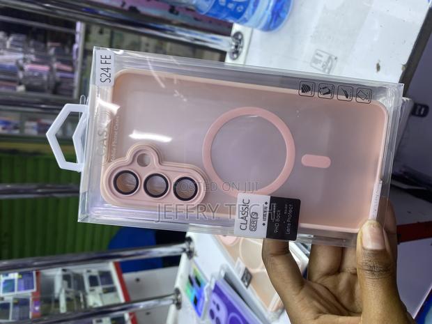 Asgwe Samsung S24 Fe 5g Case Translucent Matte Magsafec Case