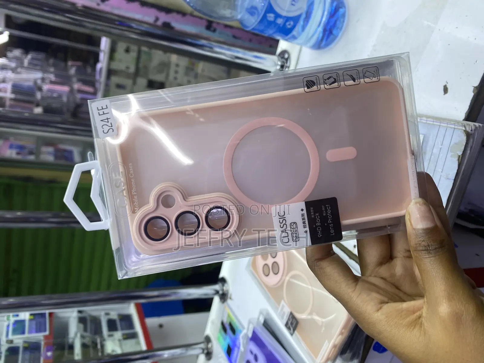 Asgwe Samsung S24 Fe 5g Case Translucent Matte Magsafec Case