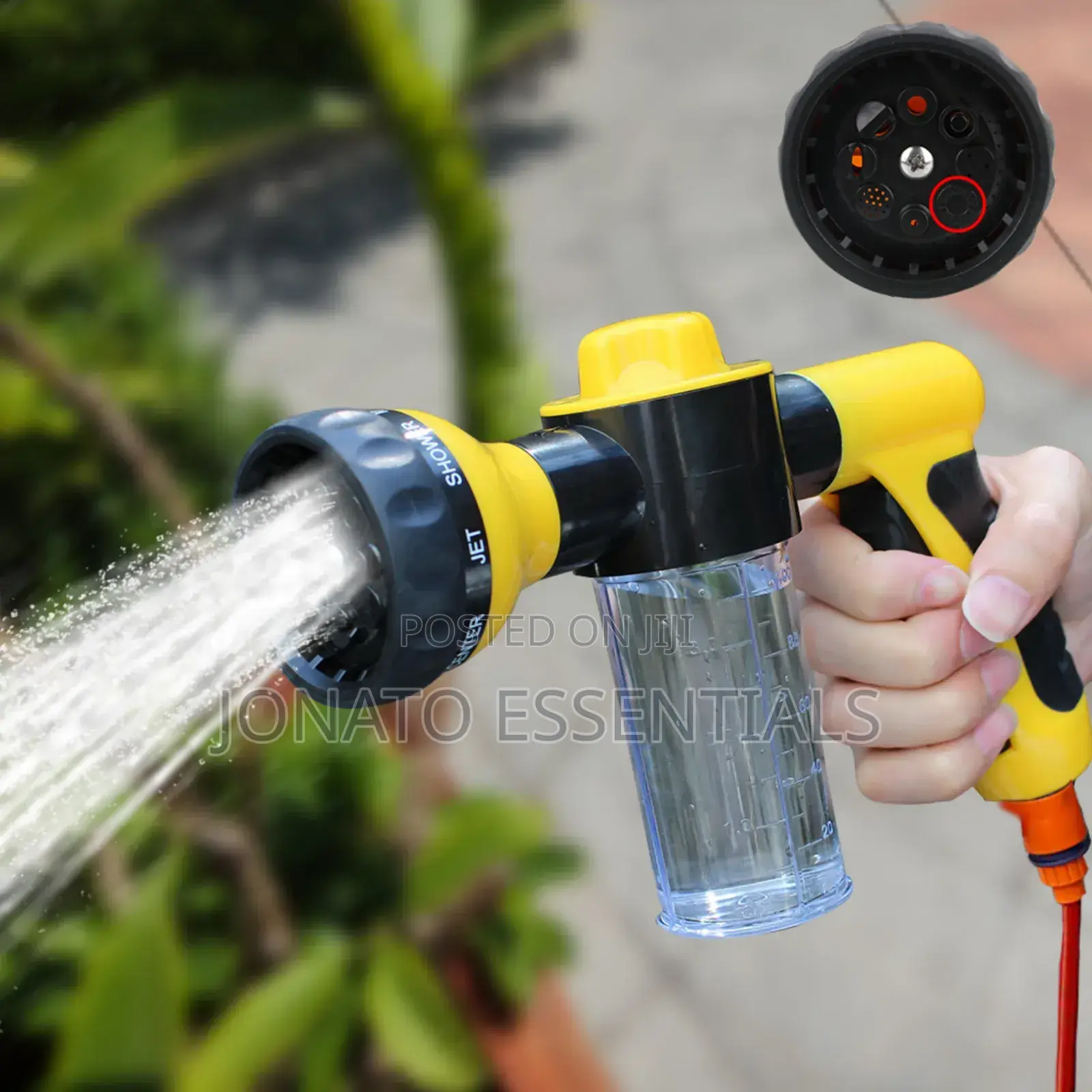 Portable Car Wash Foam Spray Gun With Adjustable Nozzle
