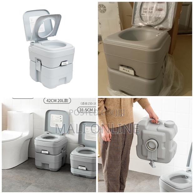 20l Portable Toilet With Flushing Camping Rv Caravan Motorhome Boat