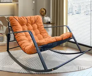 Home Chair; Cushioned Rocking Lounger Chair