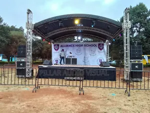 Crusade Stage, Hire , Rental(Per Day)Stage With Canopy Public Address