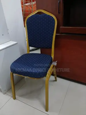 Elegant Blue Banquet Chair