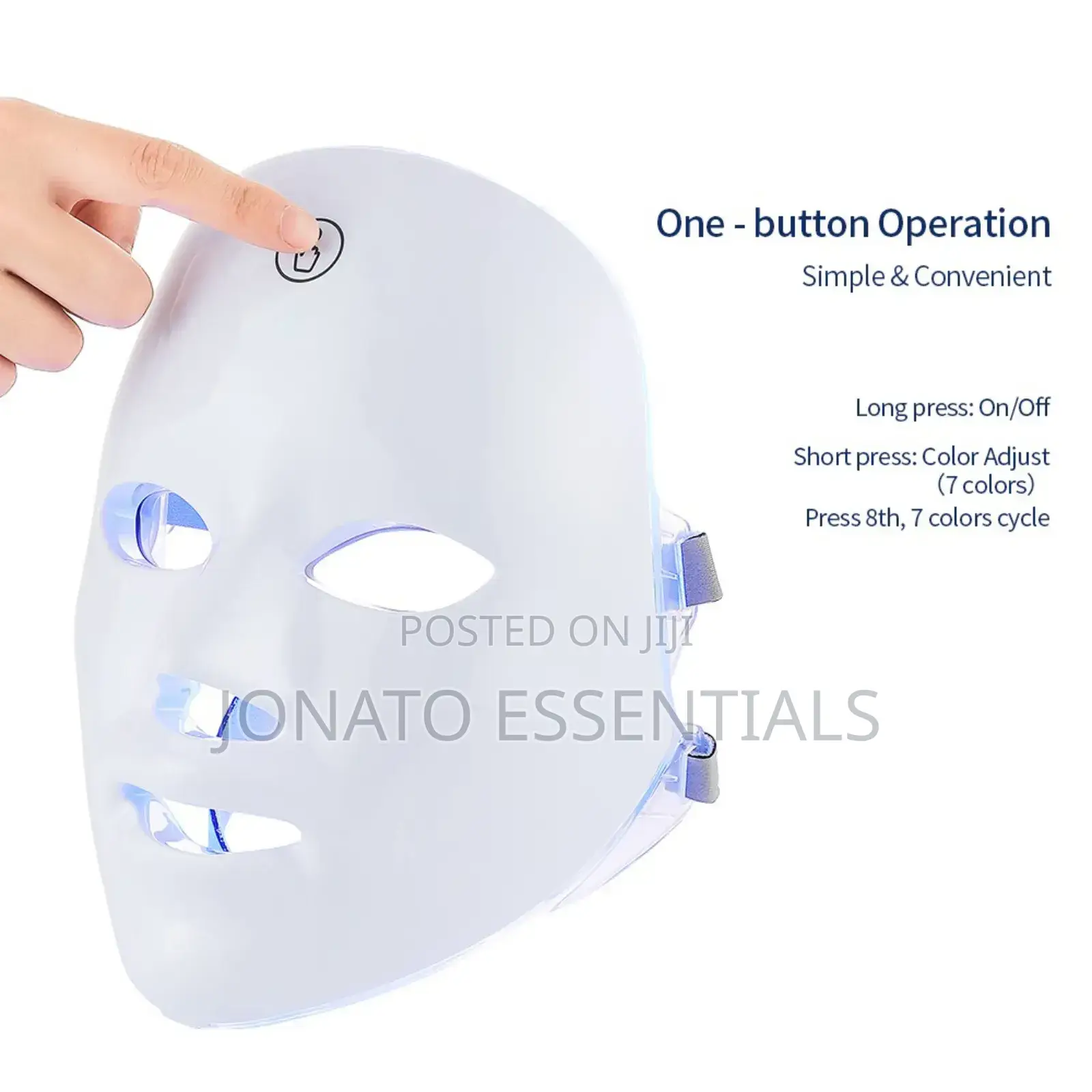 Led Light Therapy Face Mask for Acne, Wrinkles Skin Repair