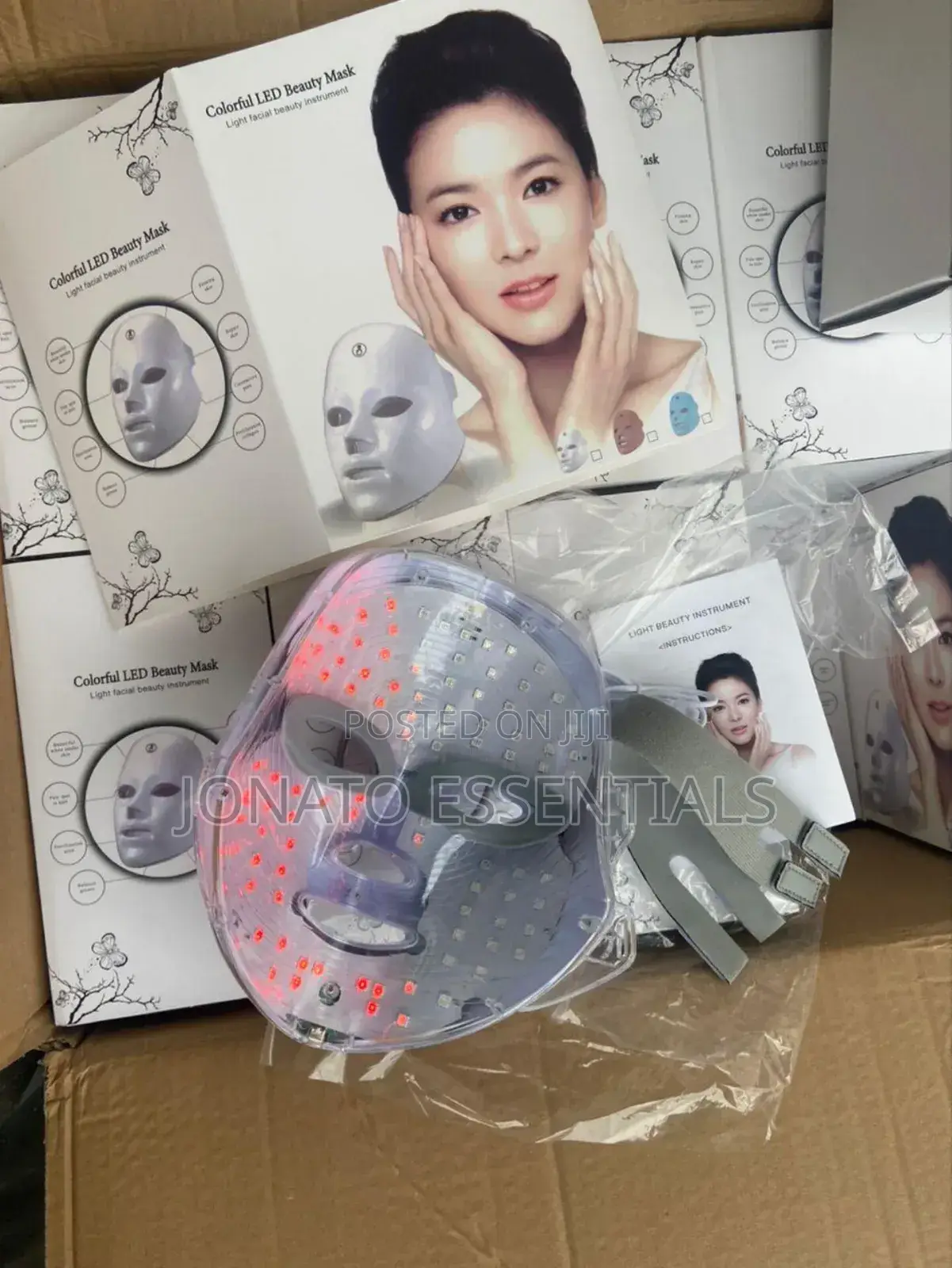 Led Light Therapy Face Mask for Acne, Wrinkles Skin Repair