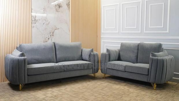 Gray 5 Seater Indoor Couches - main view