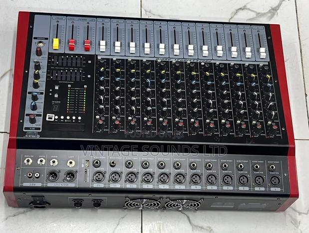 Max Professional Bluetooth Powered Mixer 12ch With Bluetooth - thumbnail 2