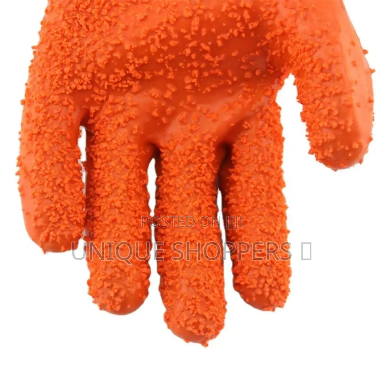 A Pair of Hard Silicone Latex Studded Gloves for Long-Lasting