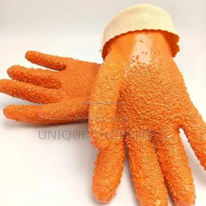 A Pair of Hard Silicone Latex Studded Gloves for Long-Lasting