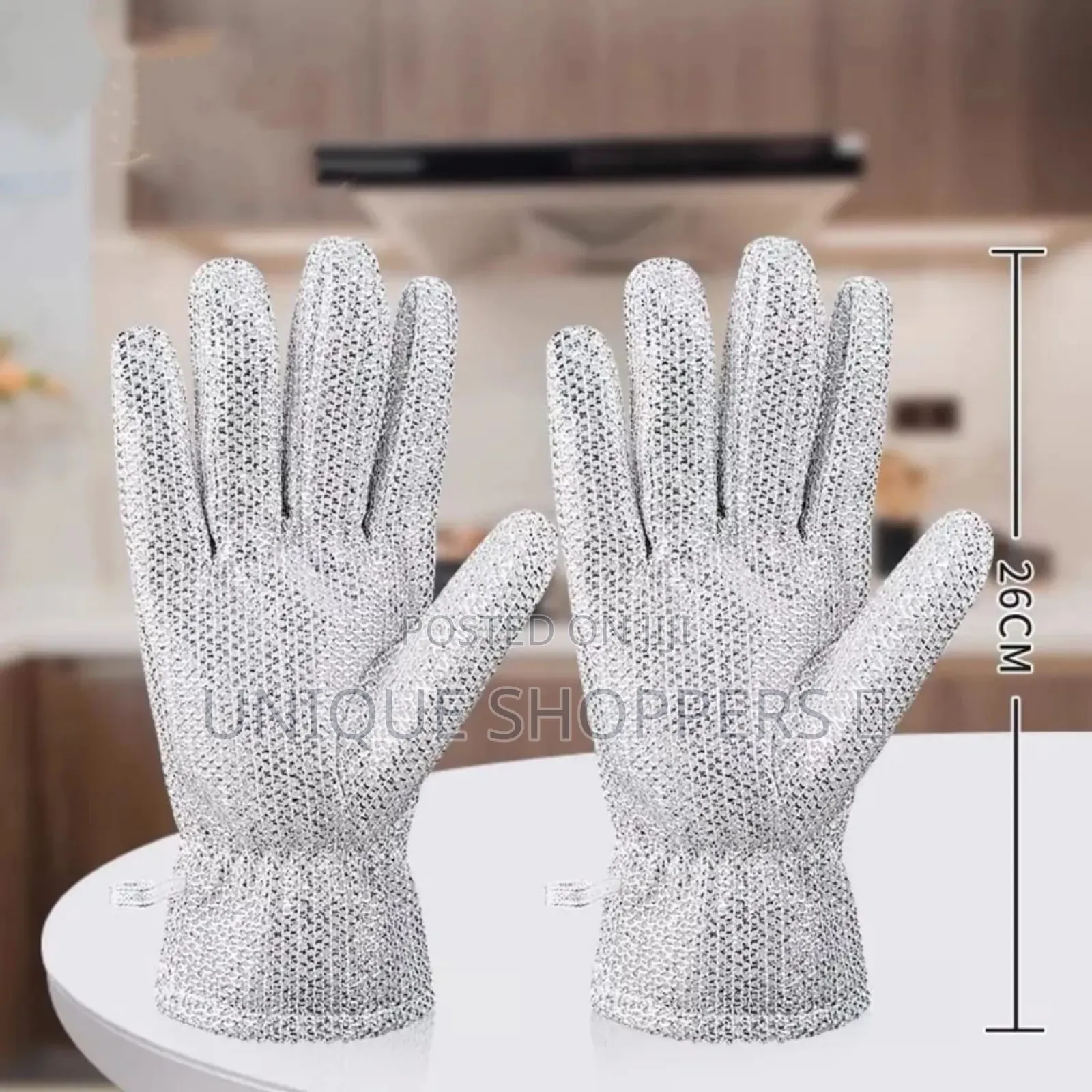 A Pair of Scrubbing/Scouring Gloves Make Dishwashing Faster,