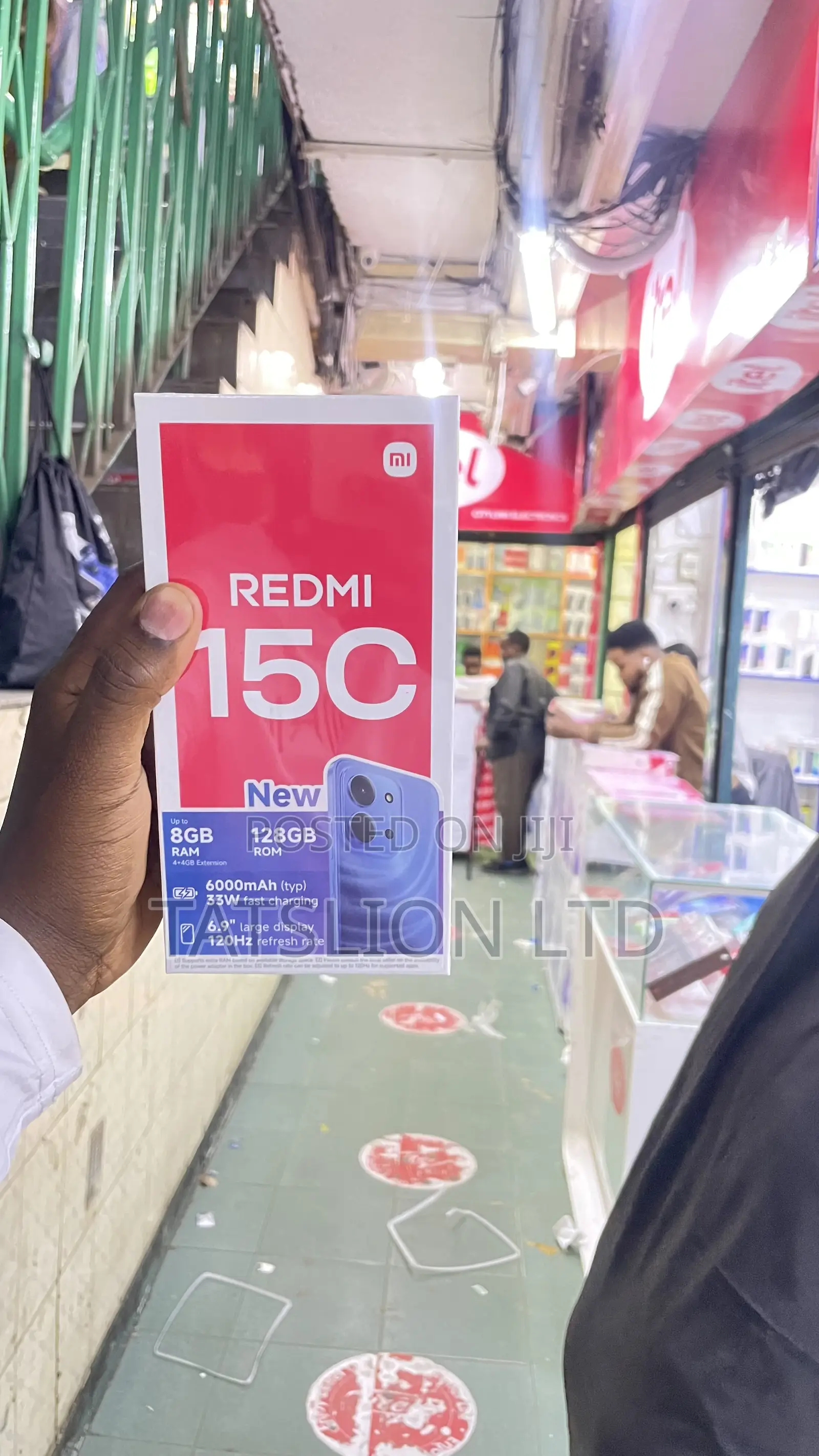 New Xiaomi Redmi 15C 4G 128 GB Black