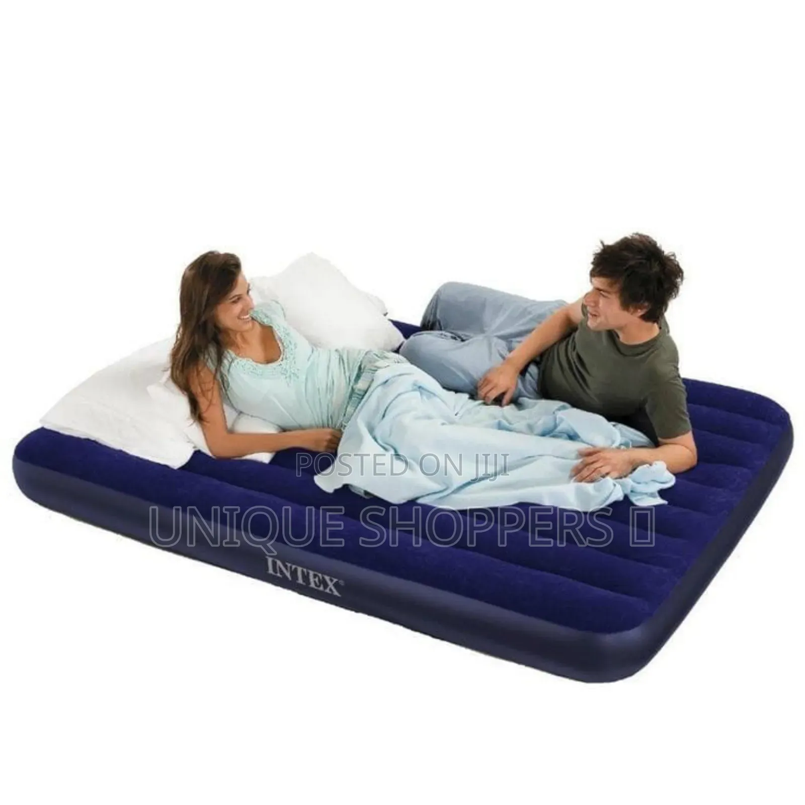 2.5*6 Intex Inflatable Mattress With Free Electric Pump