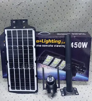 450watts Ai Solar Camera Street Flood Light 2in1