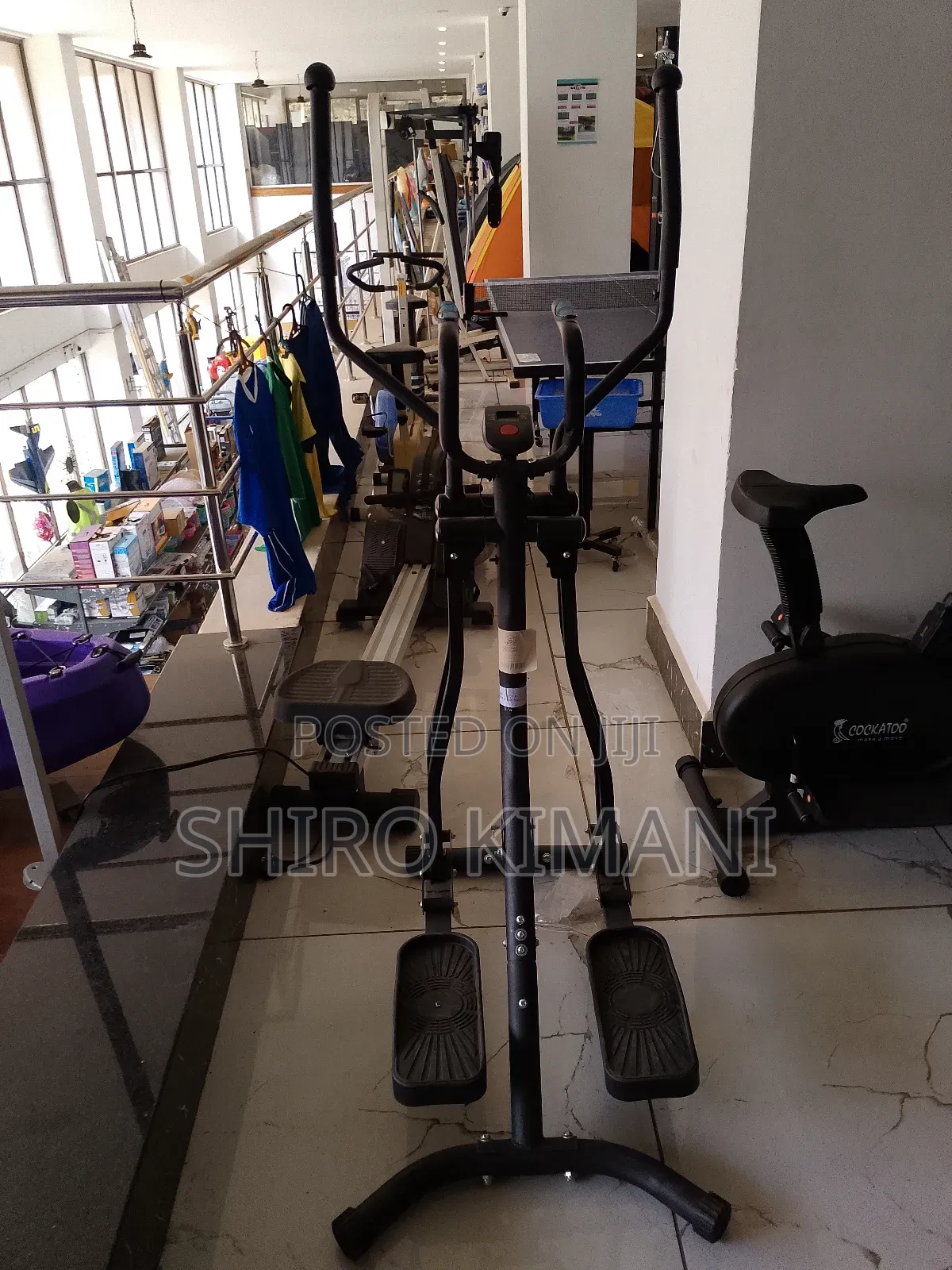 Cross Trainer – Standing Elliptical Exercise
