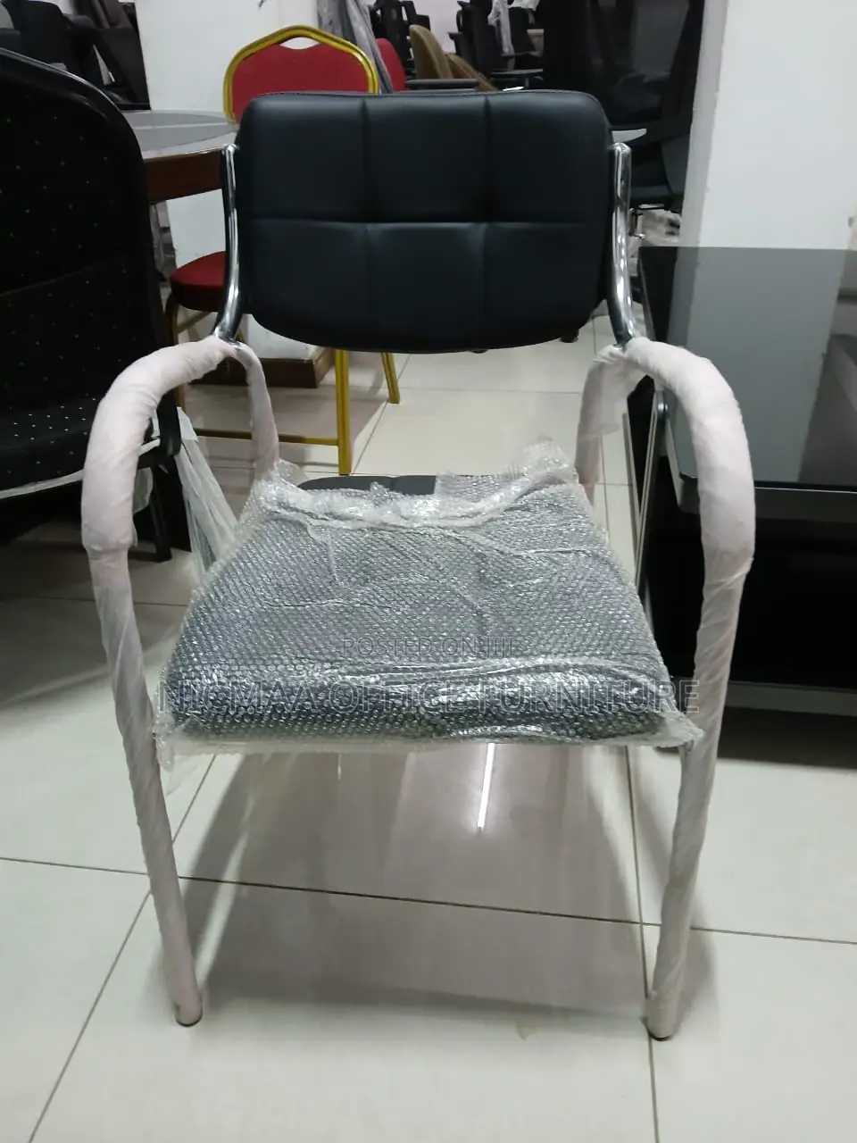 Cushioned, Durable Ready for Use Visitor Seat