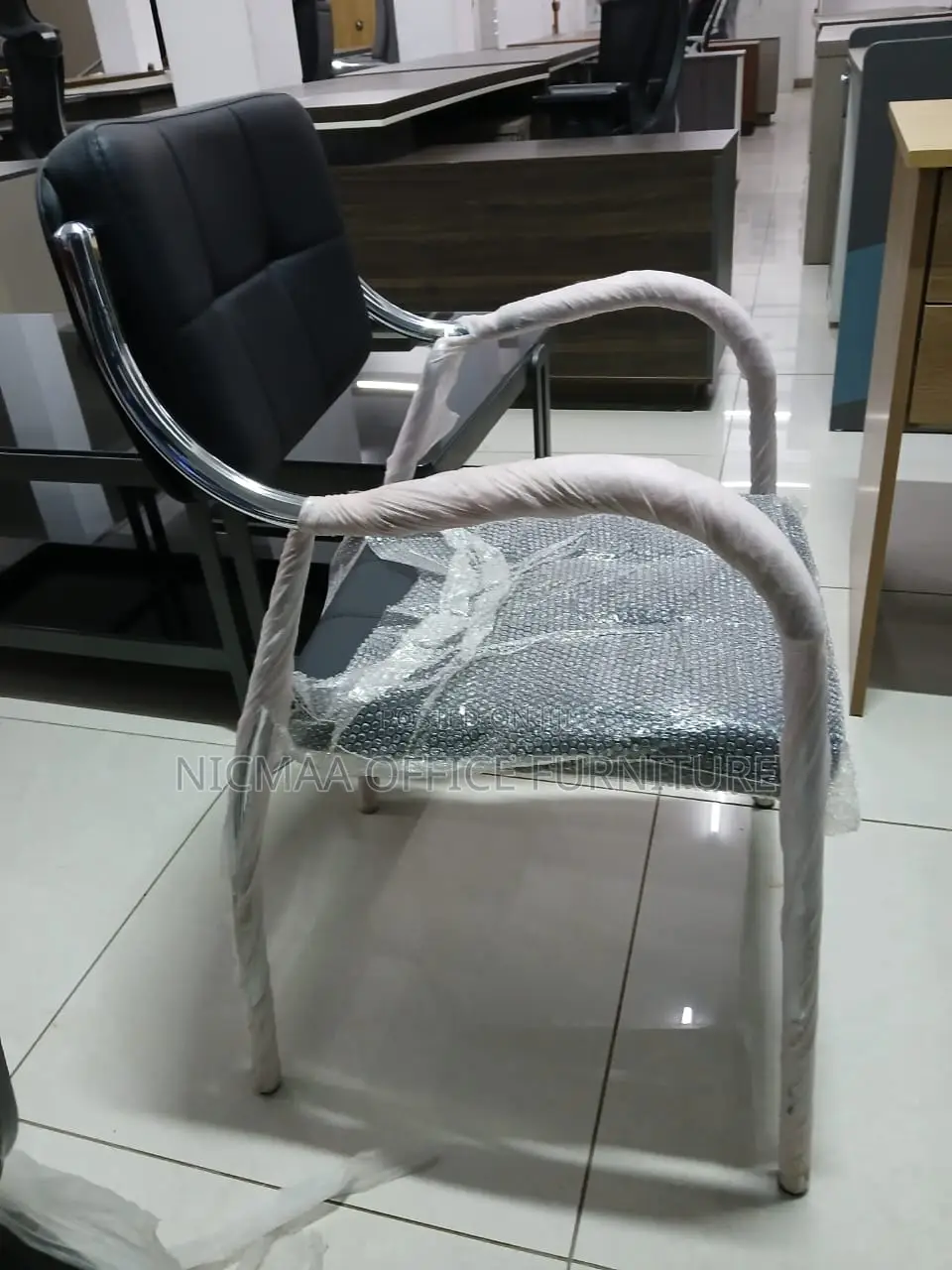 Cushioned, Durable Ready for Use Visitor Seat