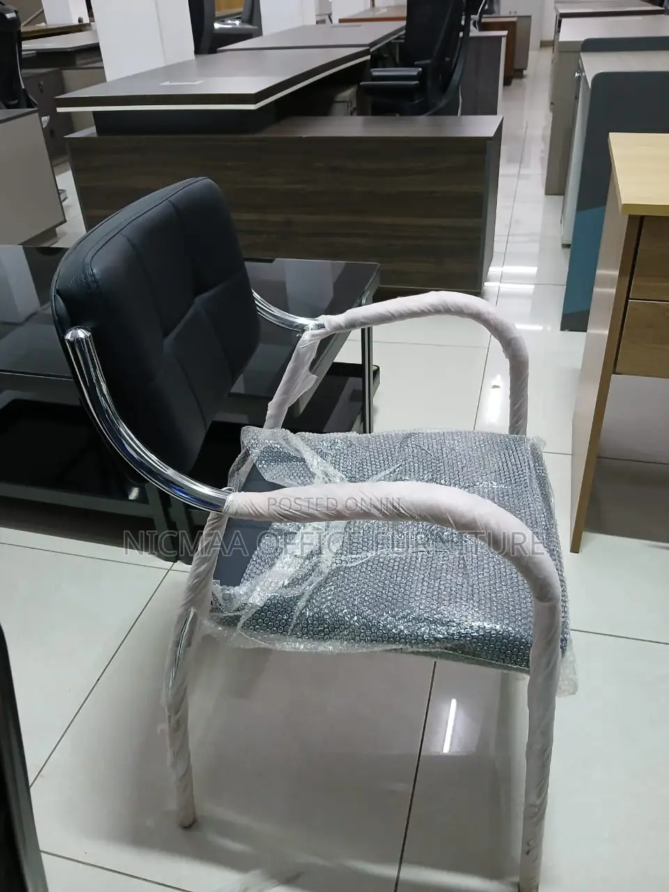 Cushioned, Durable Ready for Use Visitor Seat