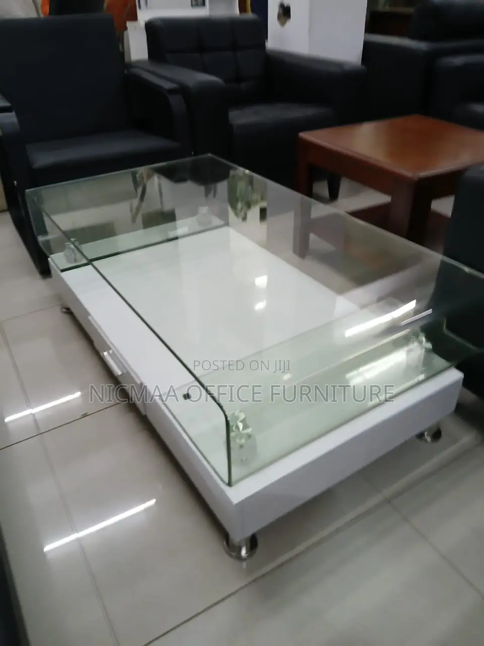 Sleek, Functional Stylish Coffee Glass Table