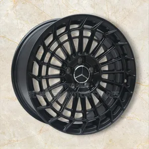 Size 20 Rims for Mercedes Benz (Black Plain)