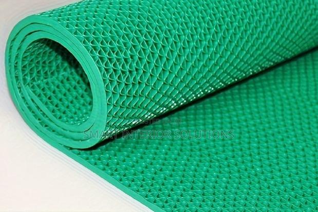 Green Non Slip Perforated Carpet