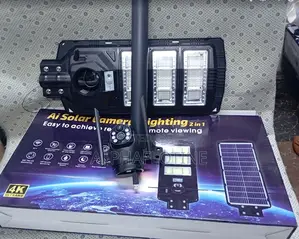  Ultra Hd Ai Solar Camera Lighting 2-in -1 450watts