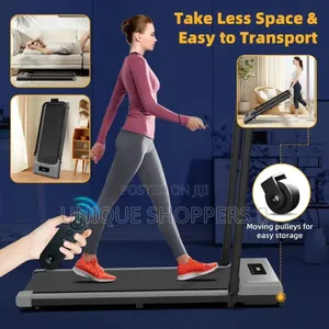 Foldable Walking Pad/Treadmill With Foldable Handle Bars Restocked