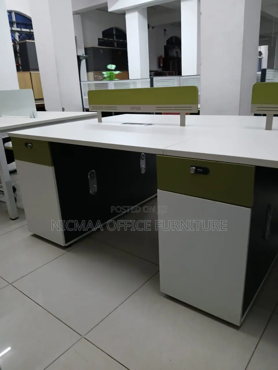Vibrant, Functional Team-Ready 2-Way Workstation