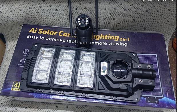 V380 Pro Single Lens Ai Solar Camera + Lighting 2 in 1 4g Sim Card