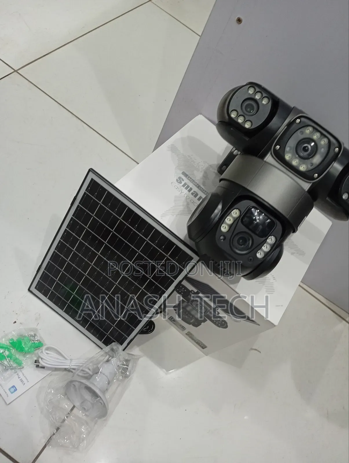 Premier Tripple Lens 4g Sim Card Motion Sensor Ip Solar Camera