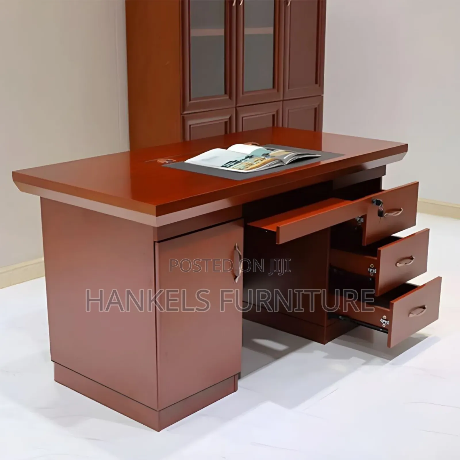 3 Drawer 1.4m Executive Office Desk