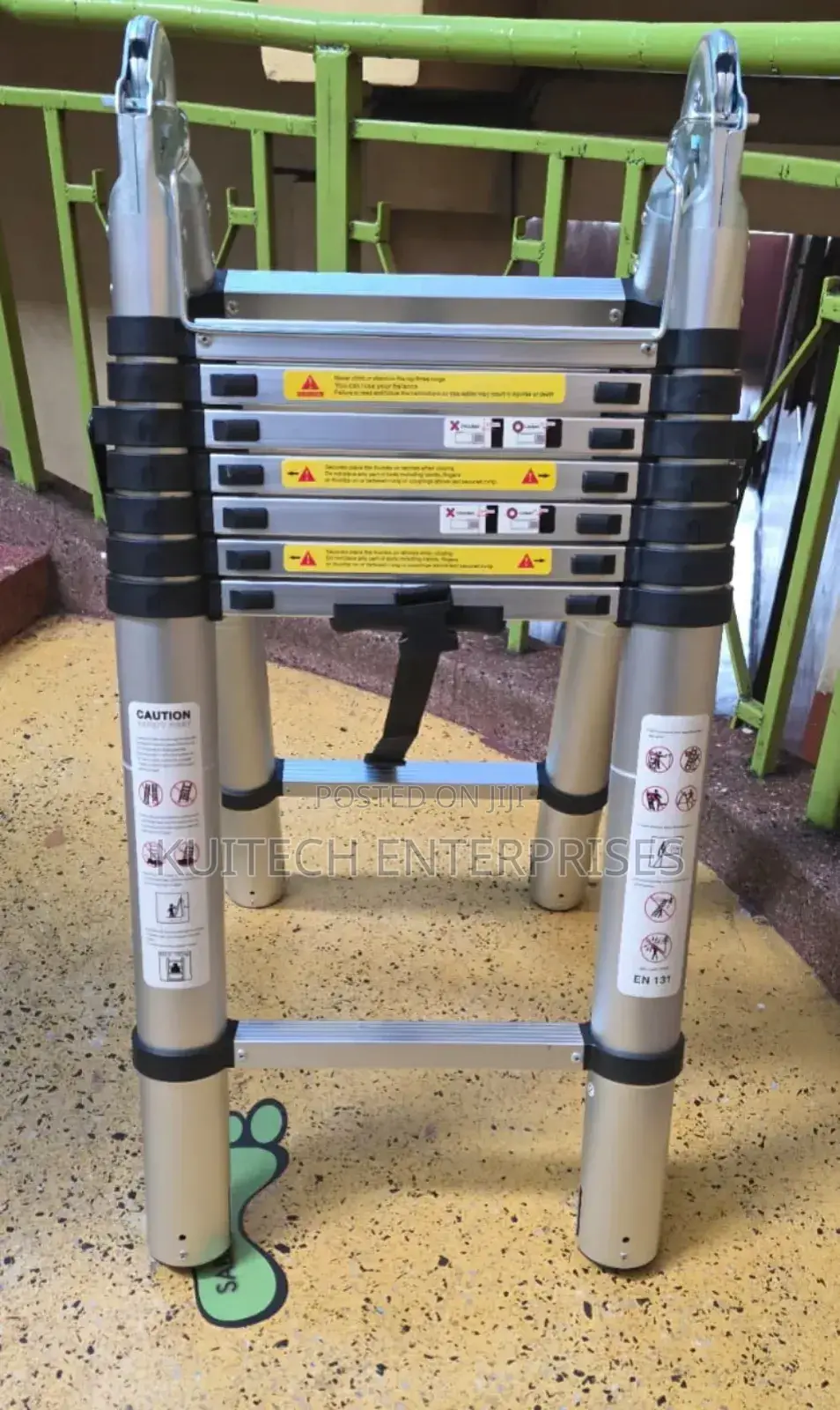 Double Sided Telescope Ladder/ Folding Telescope Ladder 3.2m+ 3.2m