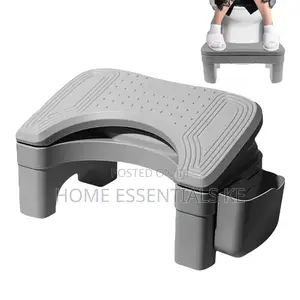 Foldable / Adjustable Footrest With Storage Space /Toilet Stool