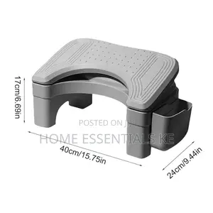 Foldable / Adjustable Footrest With Storage Space /Toilet Stool